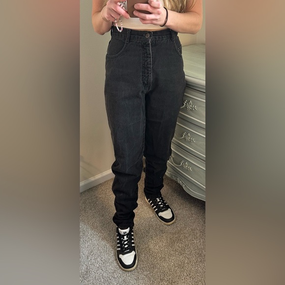 Vintage Black Nuovo Jeans 11 / 21L - Picture 1 of 5